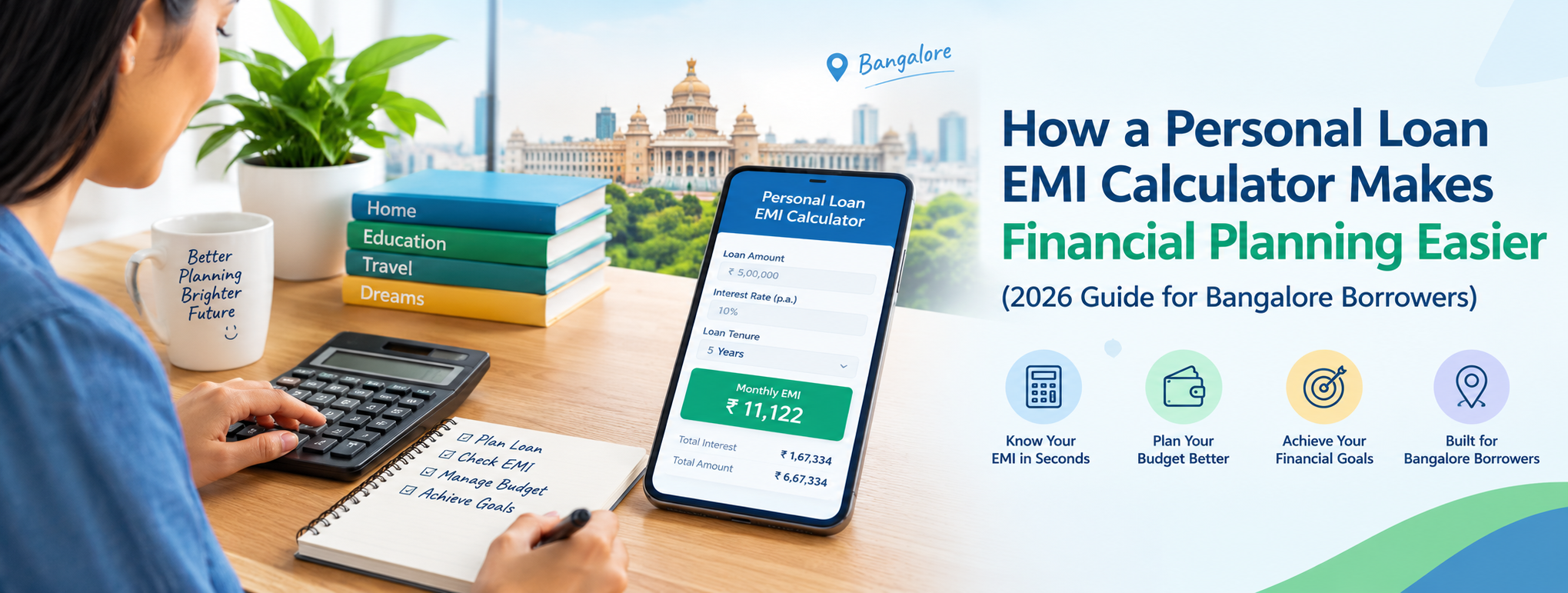 How a Personal Loan EMI Calculator Makes Financial Planning Easier (2026 Guide for Bangalore Borrowers)
